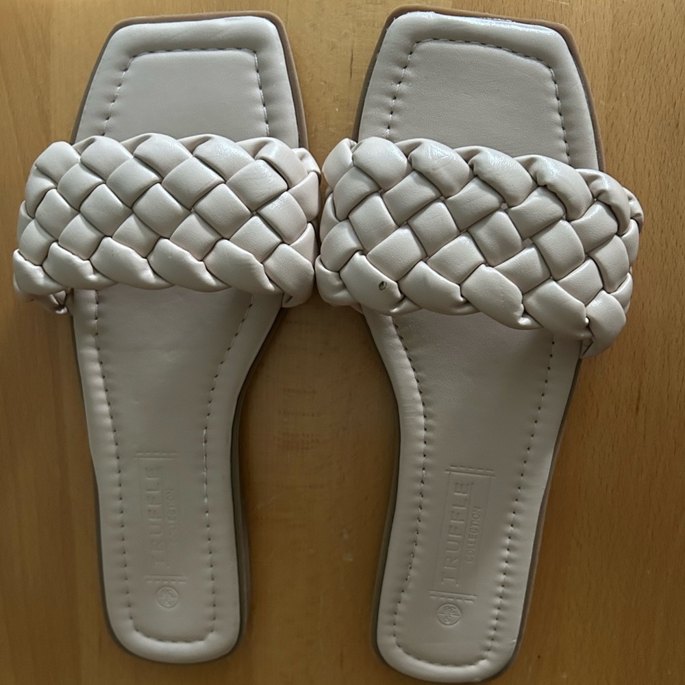 Square Toe Slide on Sandal